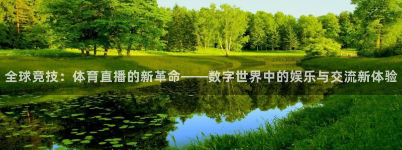 全球竞技：体育直播的新革命——数字世界中的娱乐与交流新体验