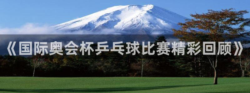 《国际奥会杯乒乓球比赛精彩回顾》